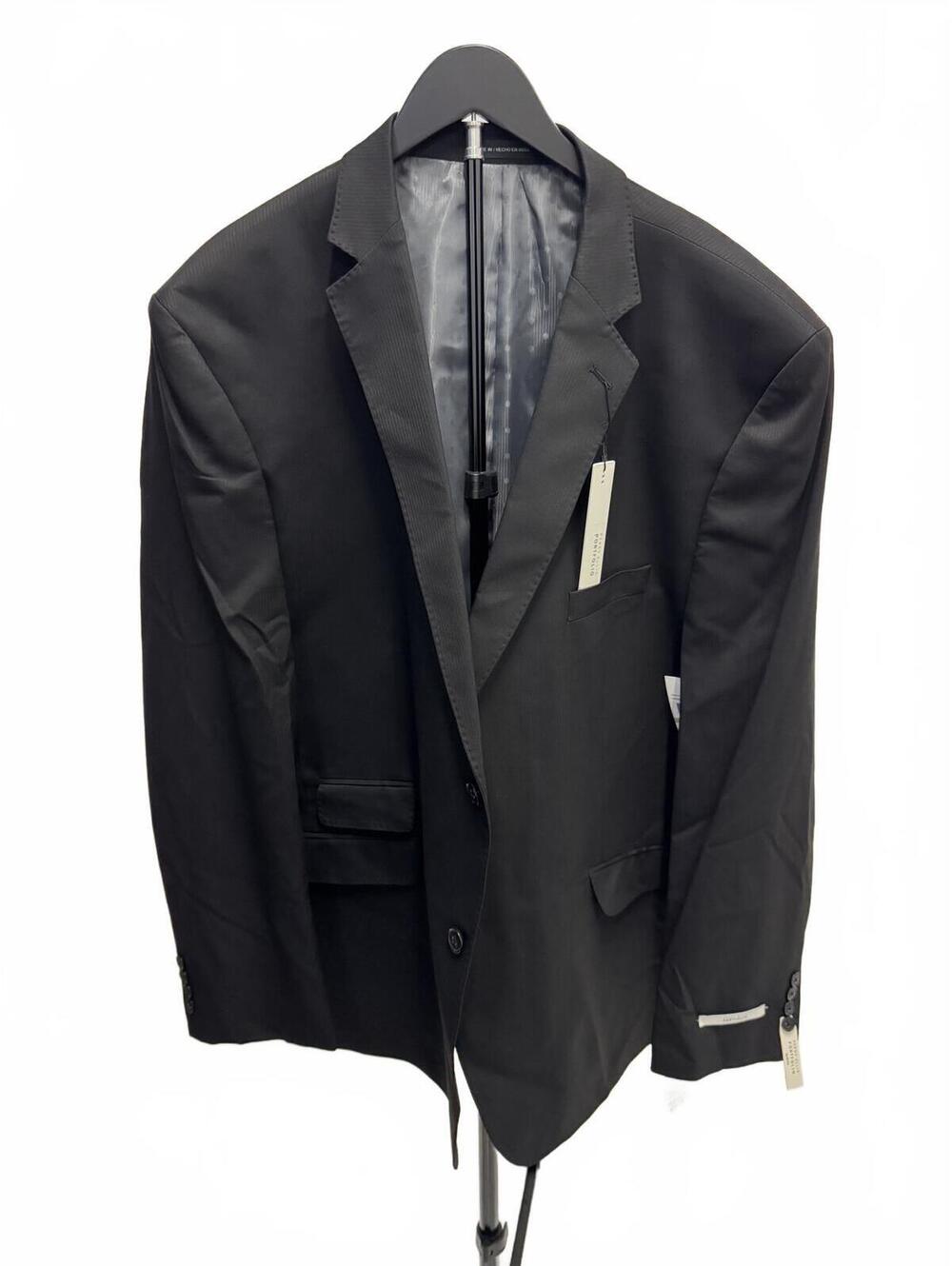 Perry Ellis Portfolio Black Suit Jacket 54LNG